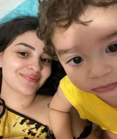 Mabel Calzolari e o filho, Nicolas - Reprodução/Instagram
