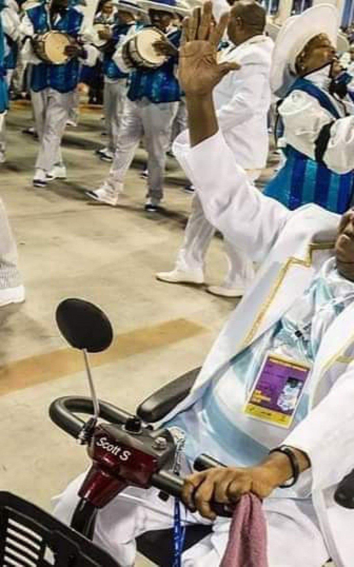 Mug era presidente de honra da bateria da Vila