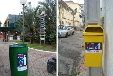 Arraial do Cabo substitui e instala novas lixeiras pelas ruas da cidade