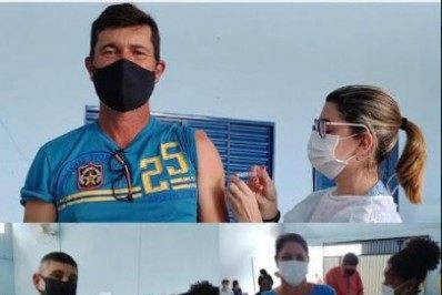 Varre-Sai: Saúde está imunizando pessoas a partir de 45 anos contra a Covid-19