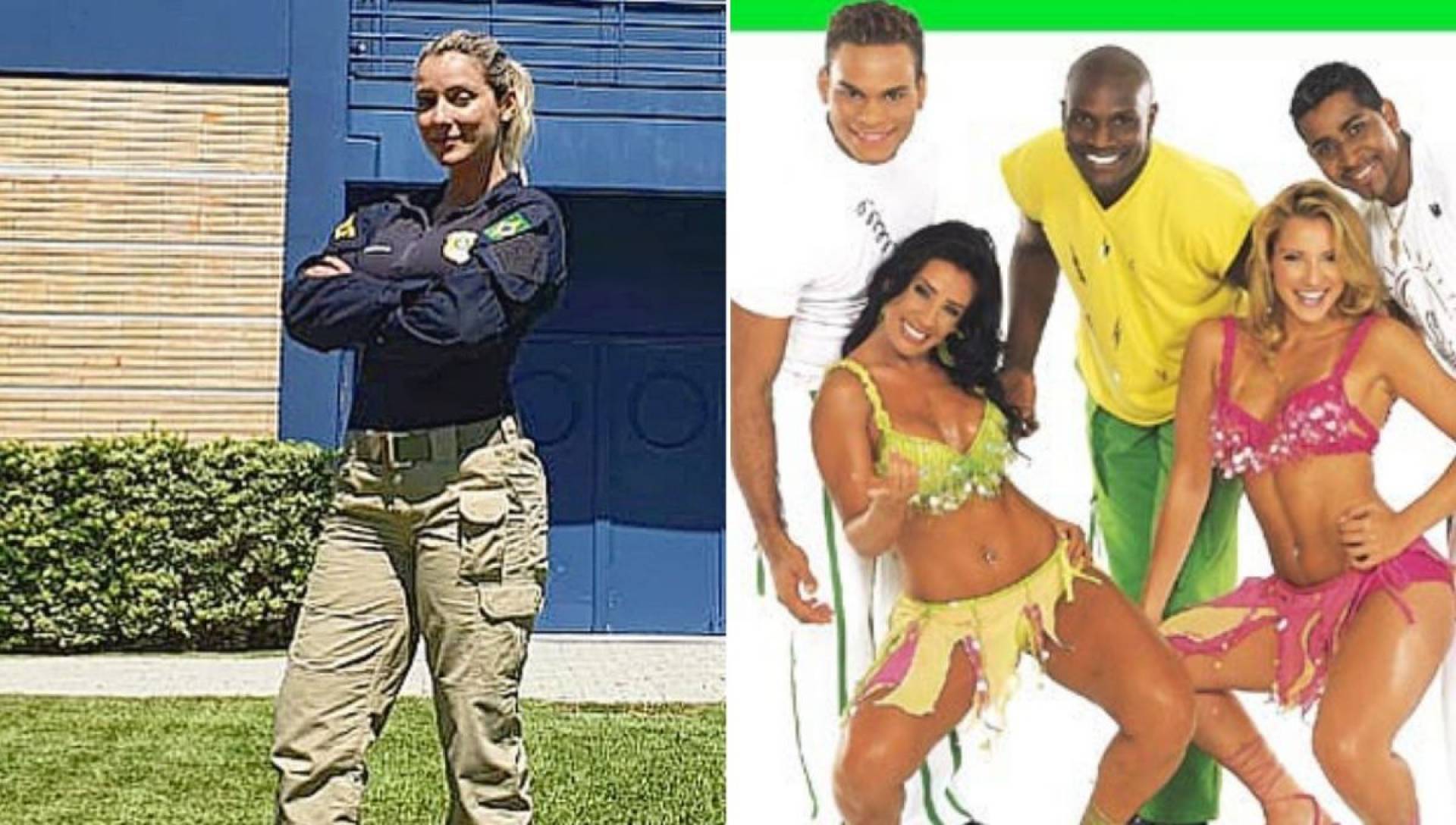 'Ningu&eacute;m me reconhece de farda', diz ex-loira do Tchan