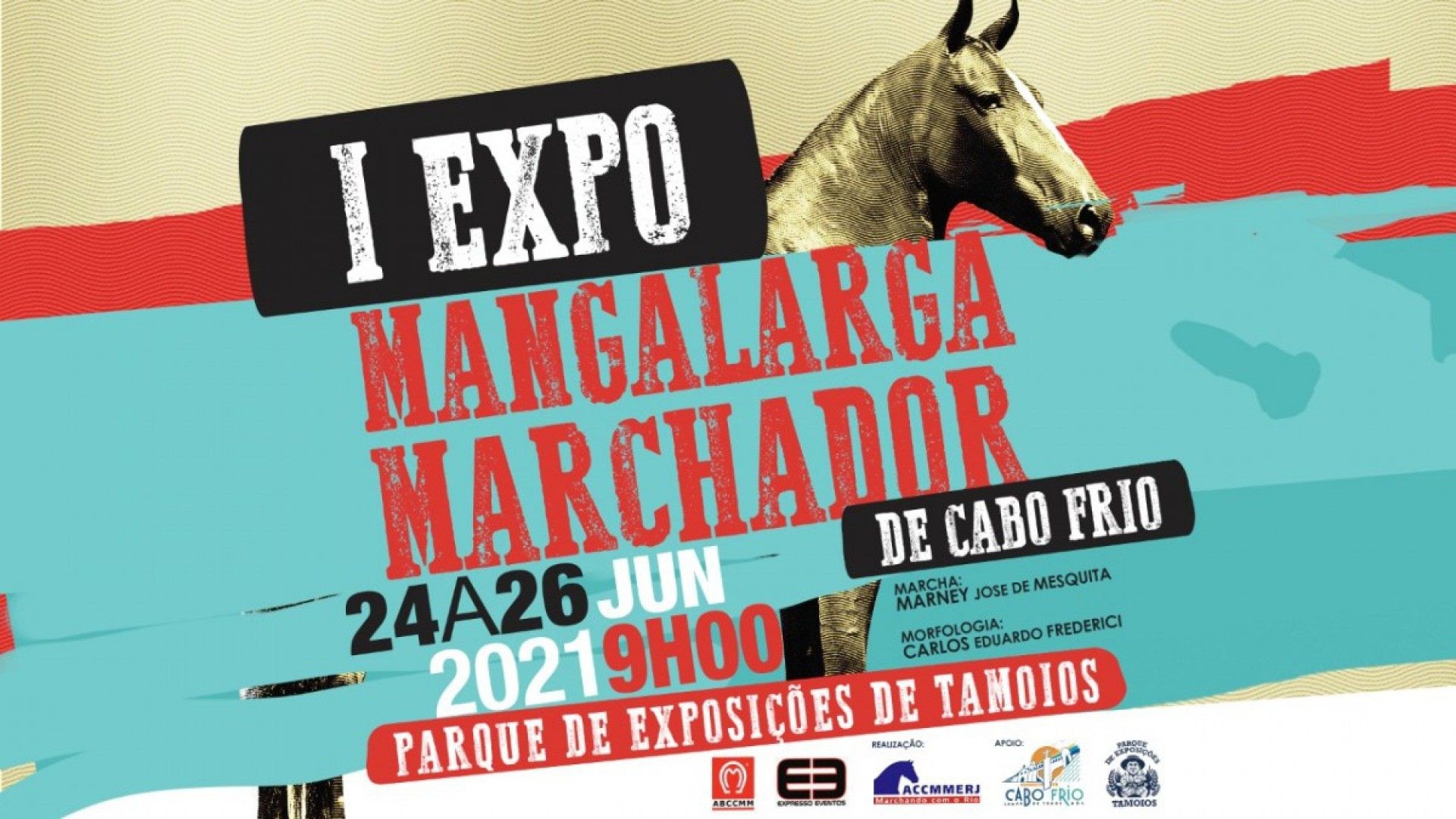 O Parque de Exposições de Tamoios já está pronto para receber a I Exposição do Cavalo Mangalarga Marchador  - Divulgação 