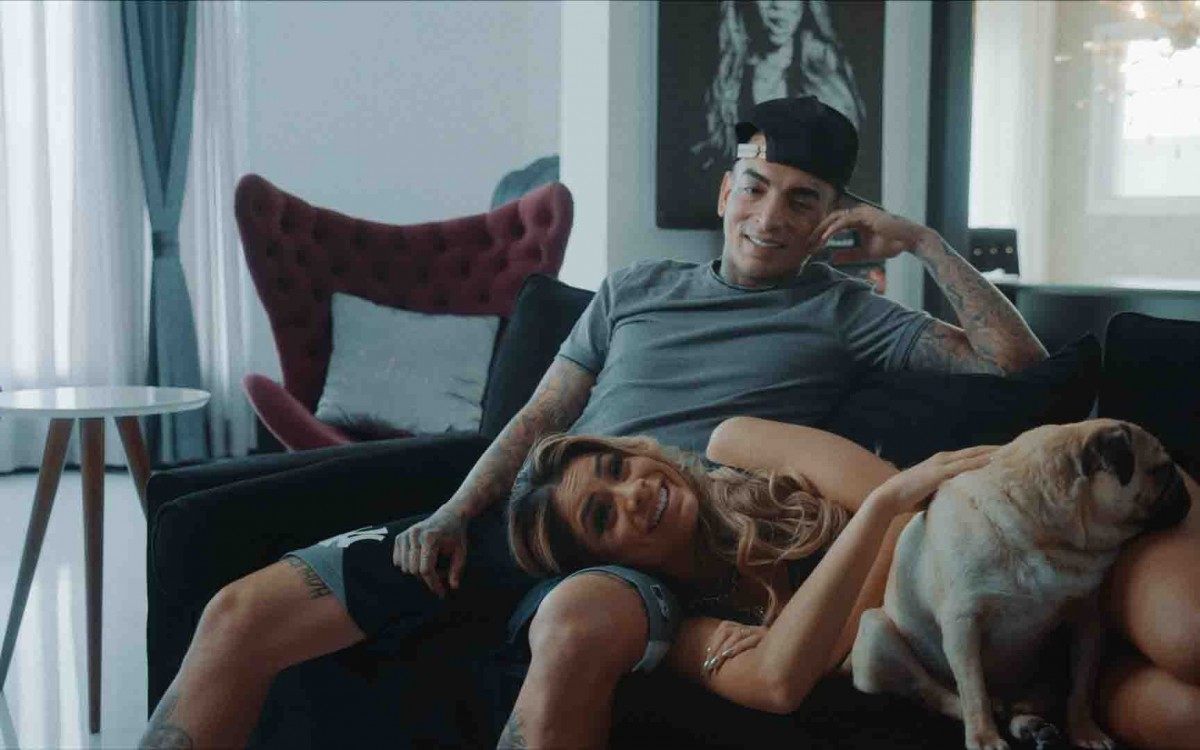 Cenas mostram Lexa e MC Guimê em casa - fotos Divulgação/Globo