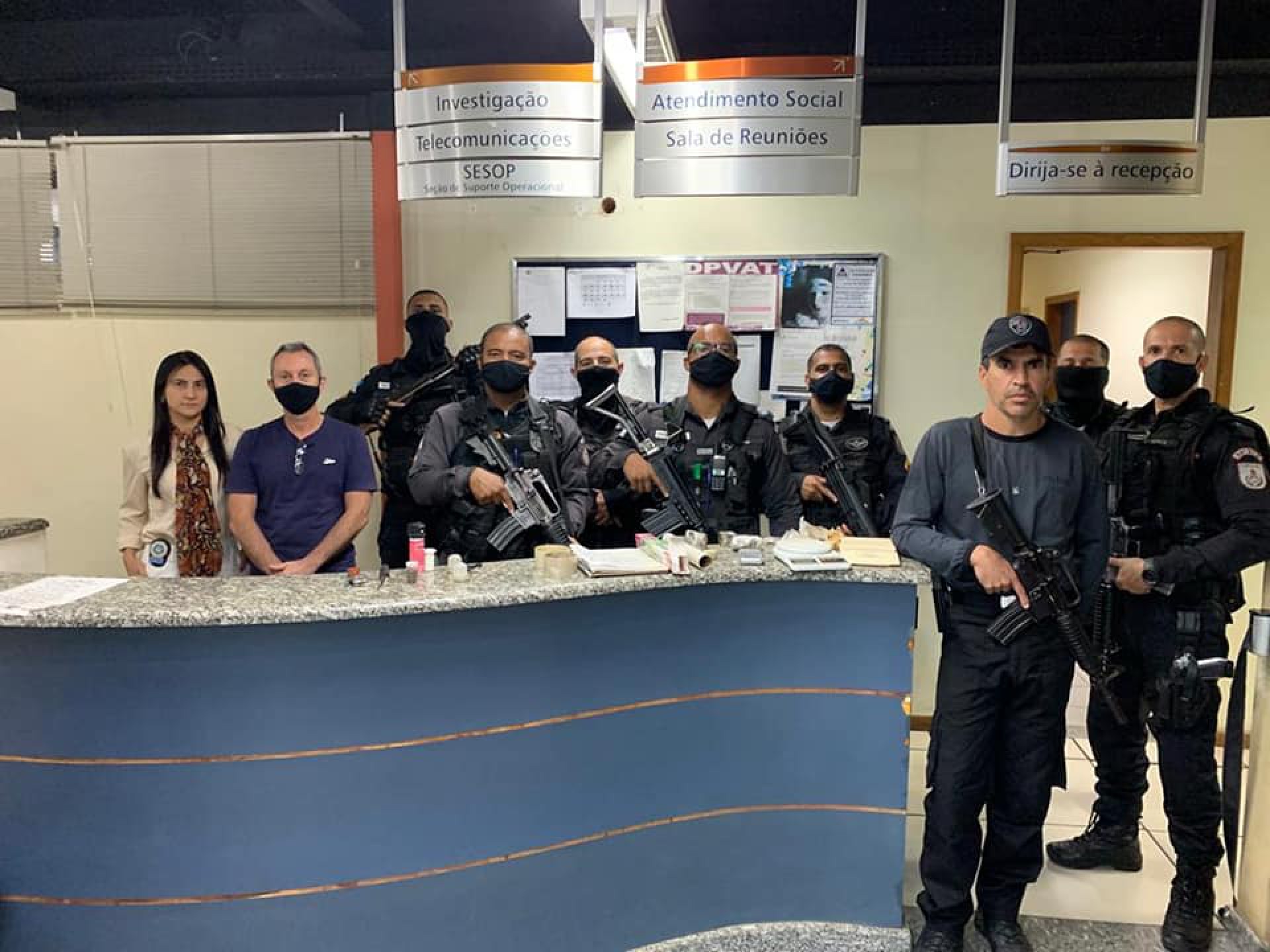 Miracema: Em a&ccedil;&atilde;o conjunta, pol&iacute;cias Civil e Militar cumprem mandado e apreendem droga