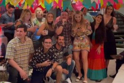 Ex-mulher do jogador Hulk promove um grande arraiá 