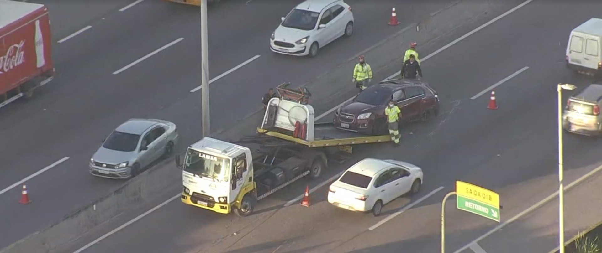 Victor Alves sofre acidente no Rio - Reprodução/TV Globo