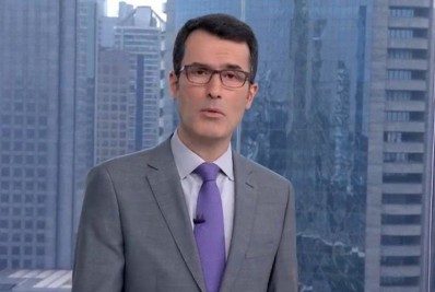 Fabio Turci é chamado de 'cringe' ao vivo na Globo e responde: 'Não sei o que é'