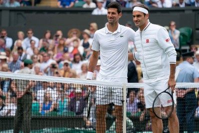 Djokovic e Federer só poderão se enfrentar na final do Torneio de Wimbledon