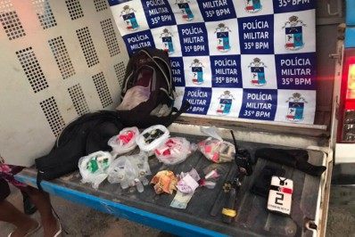 Polícia Militar prende traficantes de drogas