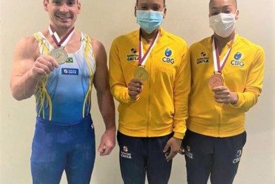 Rebeca é campeã, e Zanetti fatura a prata na Copa do Mundo de Ginástica