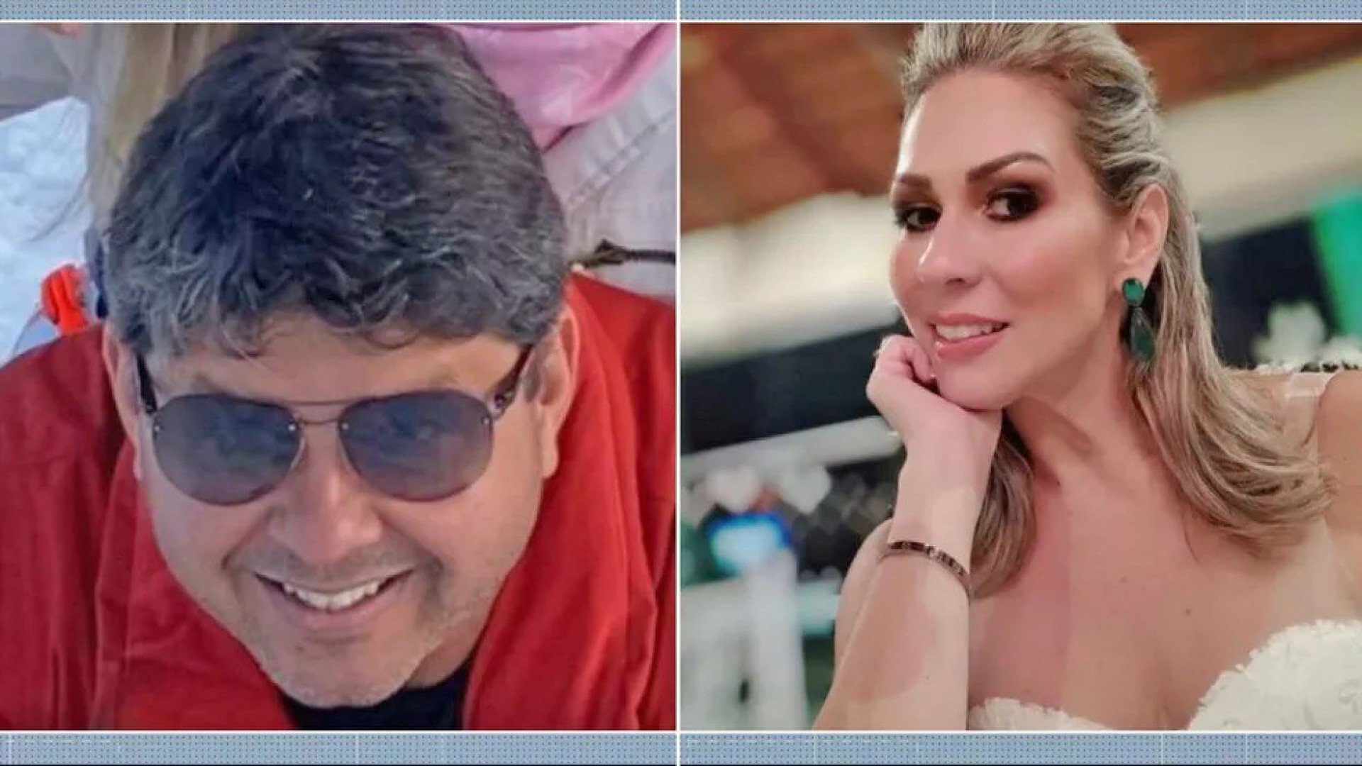 Ulysses Carlos Pourchet, 45 anos, e Janaína Castro Souza Pourchet, 44 - Reprodução