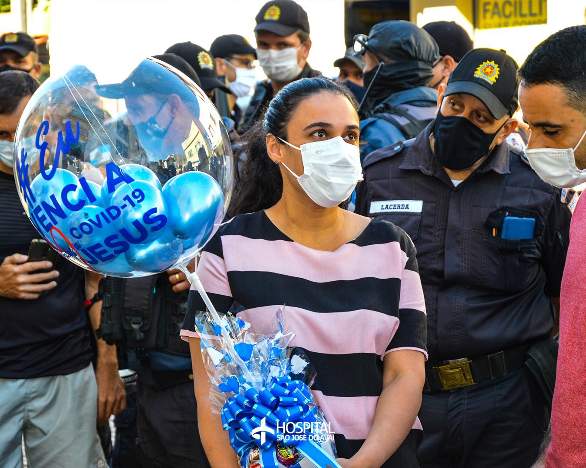 Luta contra a Covid-19 vencida! - Foto: HSJA/ divulga&ccedil;&atilde;o