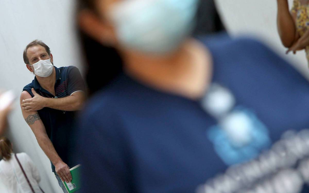 Vacinação contra Covid 19.  Foto: Luciano Belford - Luciano Belford