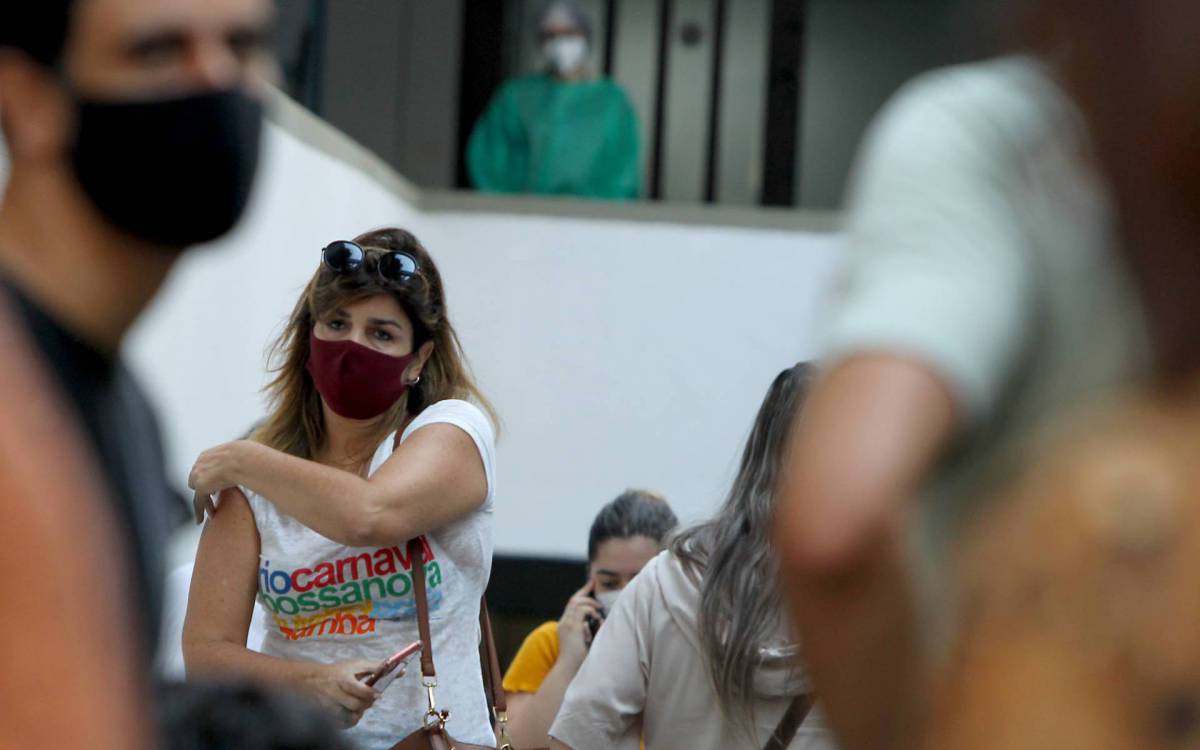 Vacinação contra Covid 19.  Foto: Luciano Belford - Luciano Belford