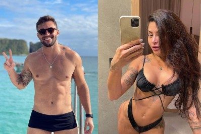 Arthur rebate seguidor que falou sobre Carla Diaz e Aline Riscado: 'Mulher não é moeda de troca'