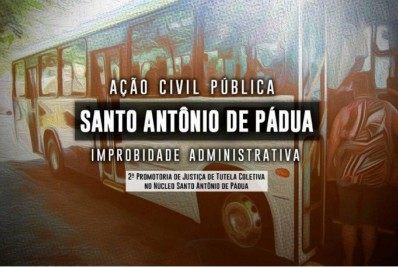 MPRJ ajuíza ação contra prefeito de Santo Antônio de Pádua, referente a serviço público de ônibus