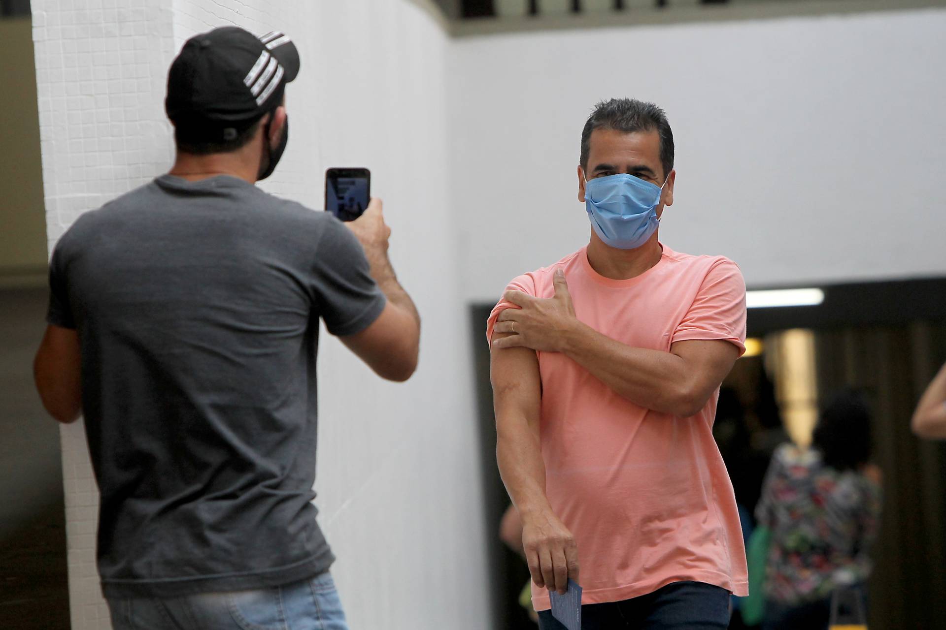 Vacinação contra a covid-19 na Tijuca - Luciano Belford / Agência O Dia