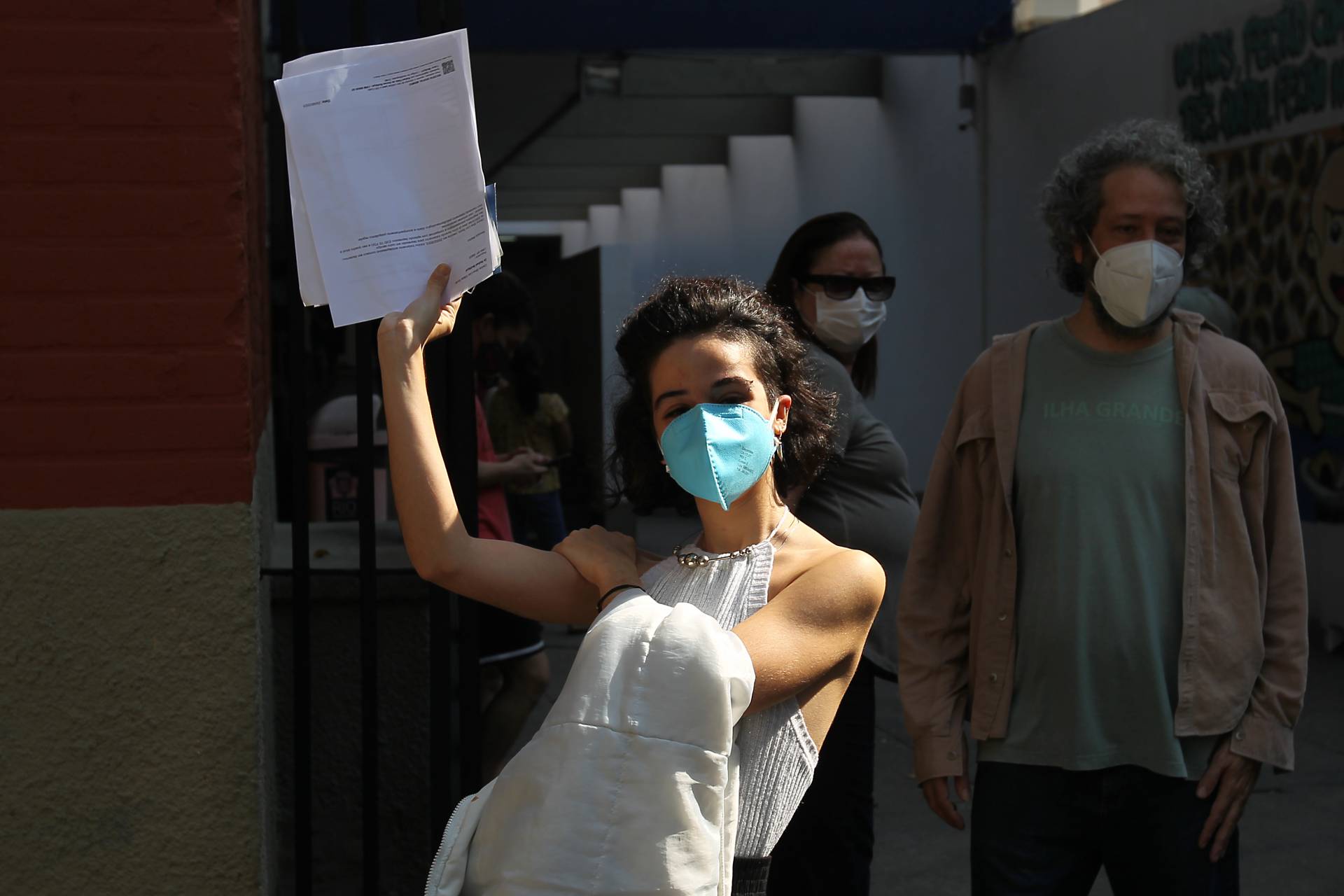 Vacinação contra a covid-19 seguiu neste sábado - Luciano Belford / Agência O Dia