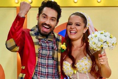 Maiara e Fernando se casam em live junina