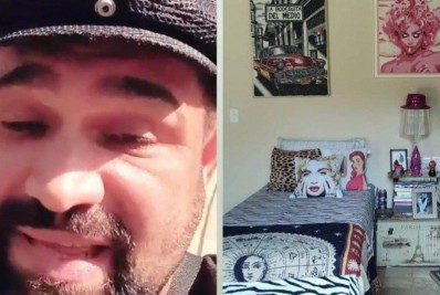 Ex-Pânico Evandro Santo mostra seu quarto em clínica de reabilitação