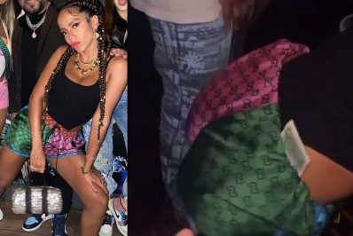 Anitta dança com dinheiro no short em balada nos EUA