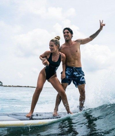 Gabriel Medina e Yasmin Brunet - Reprodução de internet