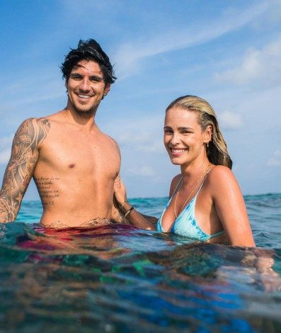 Gabriel Medina e Yasmin Brunet - Reprodução de internet