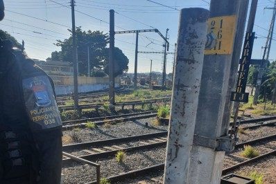 Polícia prende dupla que furtava cabos na estação de trens de Deodoro