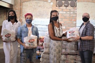 Ação da Cidadania promove a doação de 40 toneladas de alimentos para população LGBTQIA+