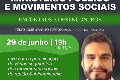 Procurador da República lança livro sobre Ministério Público e Movimentos Sociais