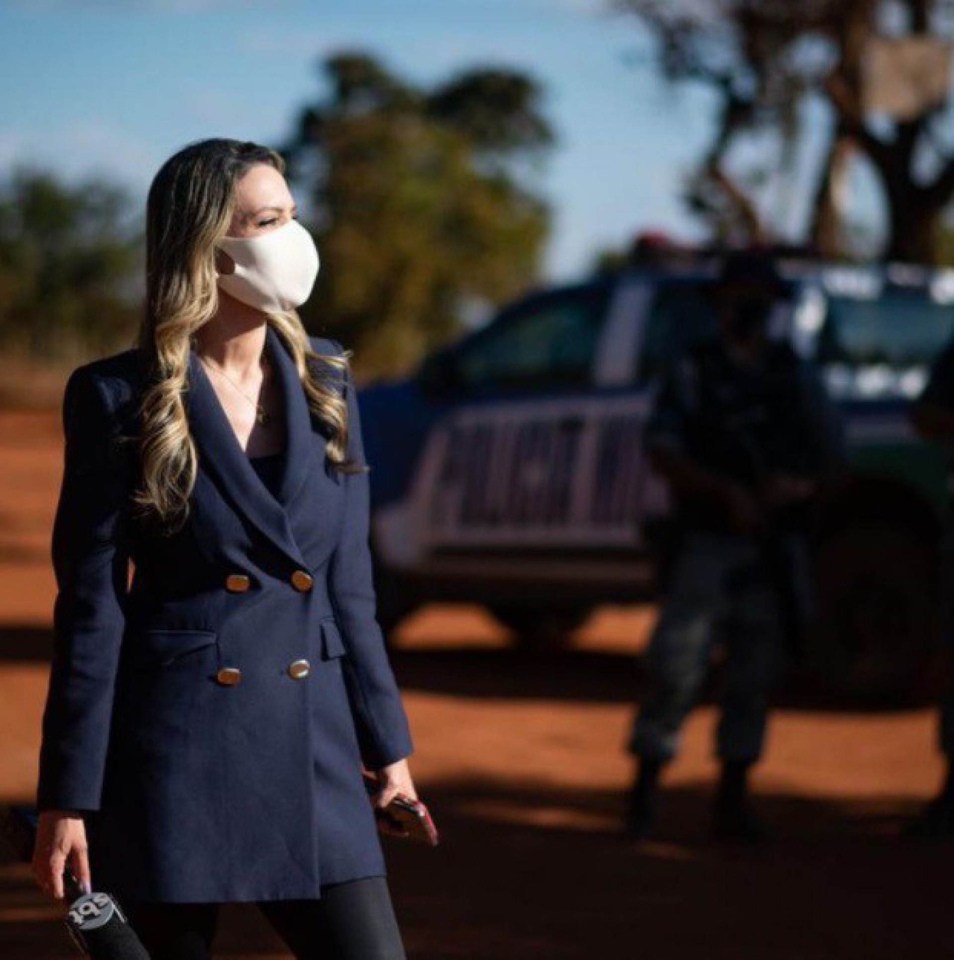 Réporter Vanessa Vitória, do SBT - Reprodução