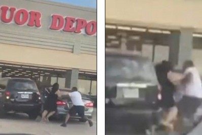 Vídeo: Mulher sofre acidente ao tentar matar o próprio namorado