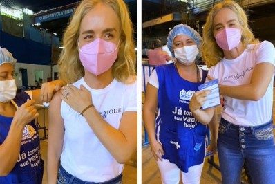 Angélica comemora vacinação contra a covid-19 nas redes sociais: 'Gratidão'