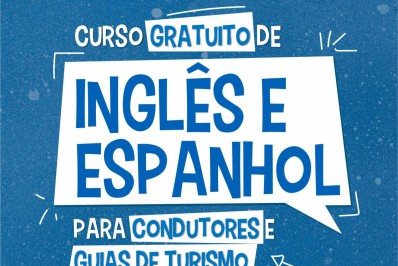 Cursos gratuitos de inglês e espanhol para guias de turismo
