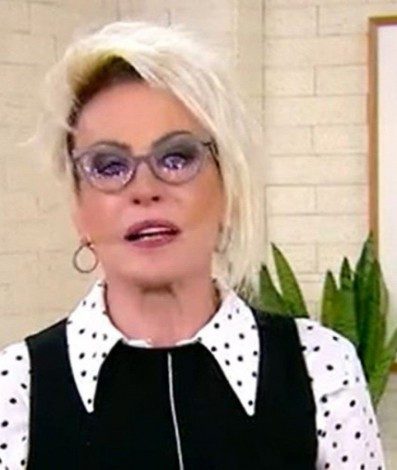 Ana Maria segura o choro no 'Mais Você
 - Reprodução/TV Globo