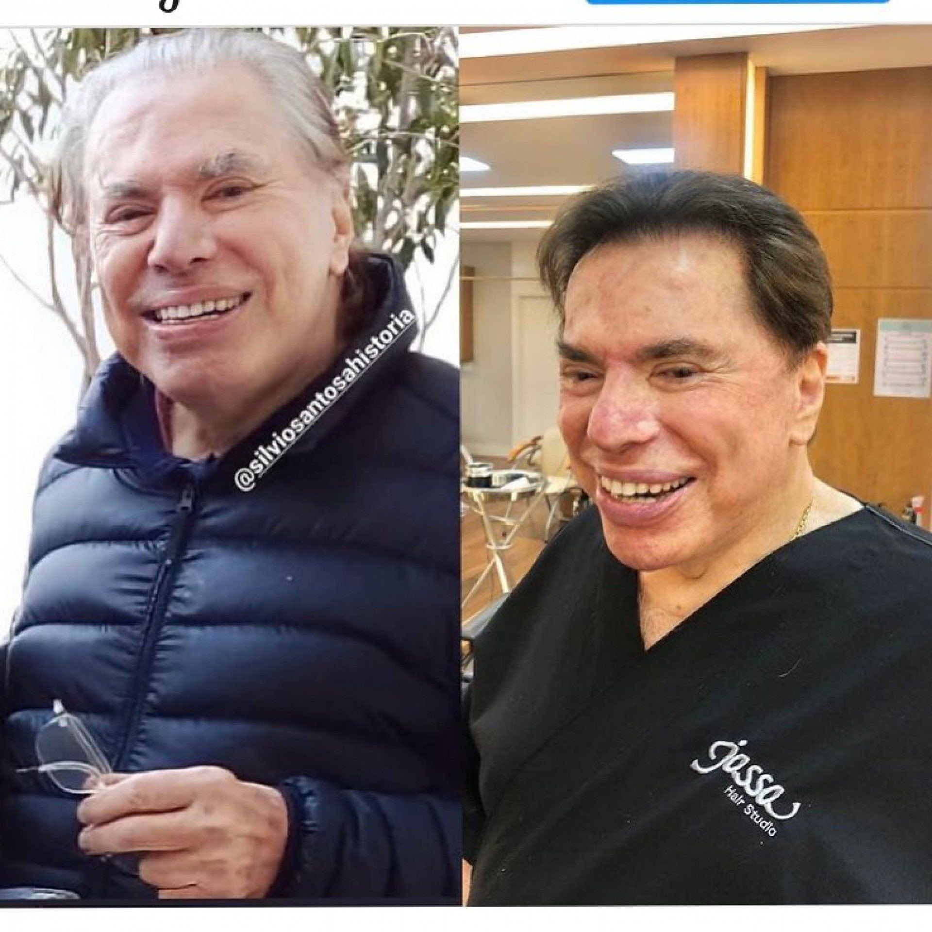 Silvio Santos muda o visual