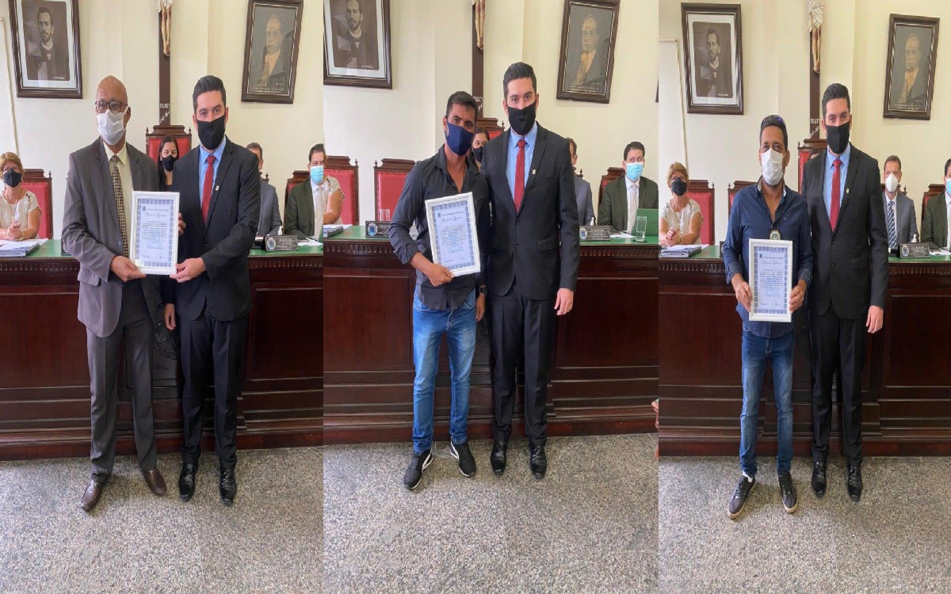 Agentes da Pol&iacute;cia Civil recebem mo&ccedil;&atilde;o de aplausos da C&acirc;mara de Vereadores de Silva Jardim