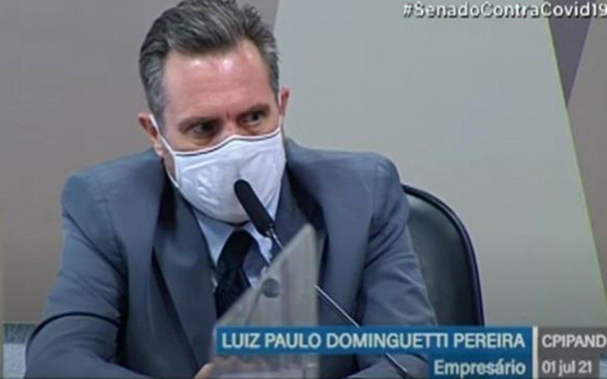 CPI da Pandemia ouve Luiz Paulo Dominguetti sobre denúncias relacionadas à AstraZeneca - Reprodução