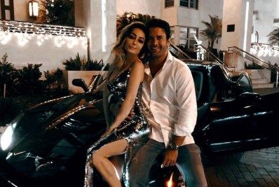 Filha de Fábio Jr. se declara ao marido: 'Completamos dez anos'