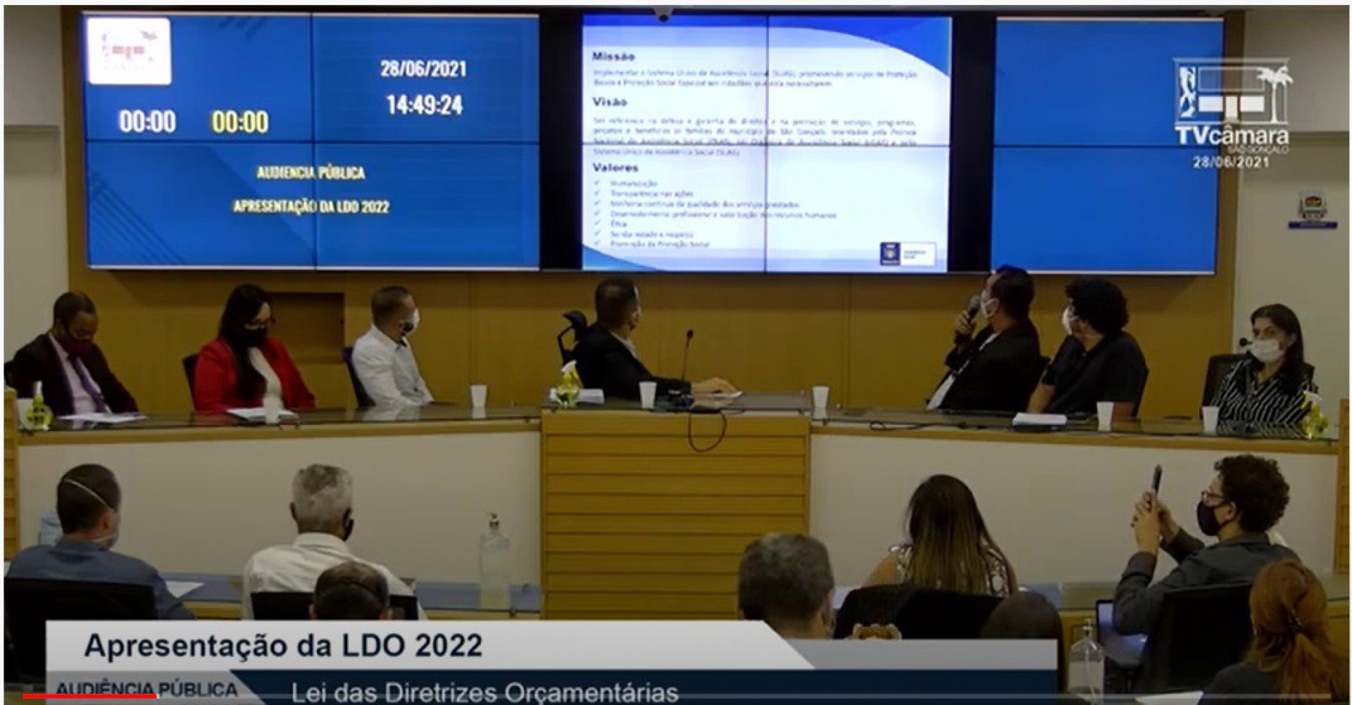 Após apresentação da LDO 2022, vereadores pediram maior detalhamento sobre planos para limpeza urbana, escola pública para autistas, prevenção a enchentes, conclusão da obra da policlínica do bairro Vila Três. auxílio para vítimas de violência doméstica e gestão do Teatro Municipal