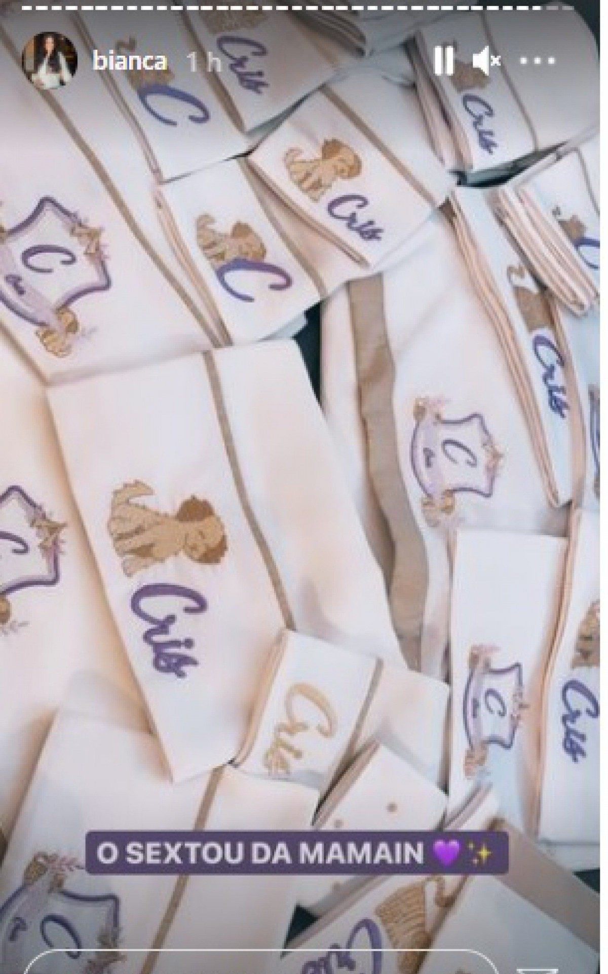 Enxoval de Bianca Andrade