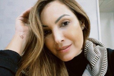 Patrícia Poeta faz sua primeira tatuagem