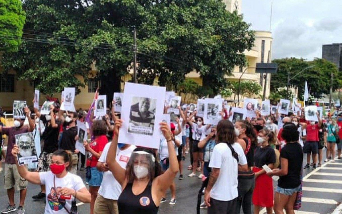 Manifestação contra o governo Bolsonaro em João Pessoa - Reprodução/Twitter/Juan Vilar