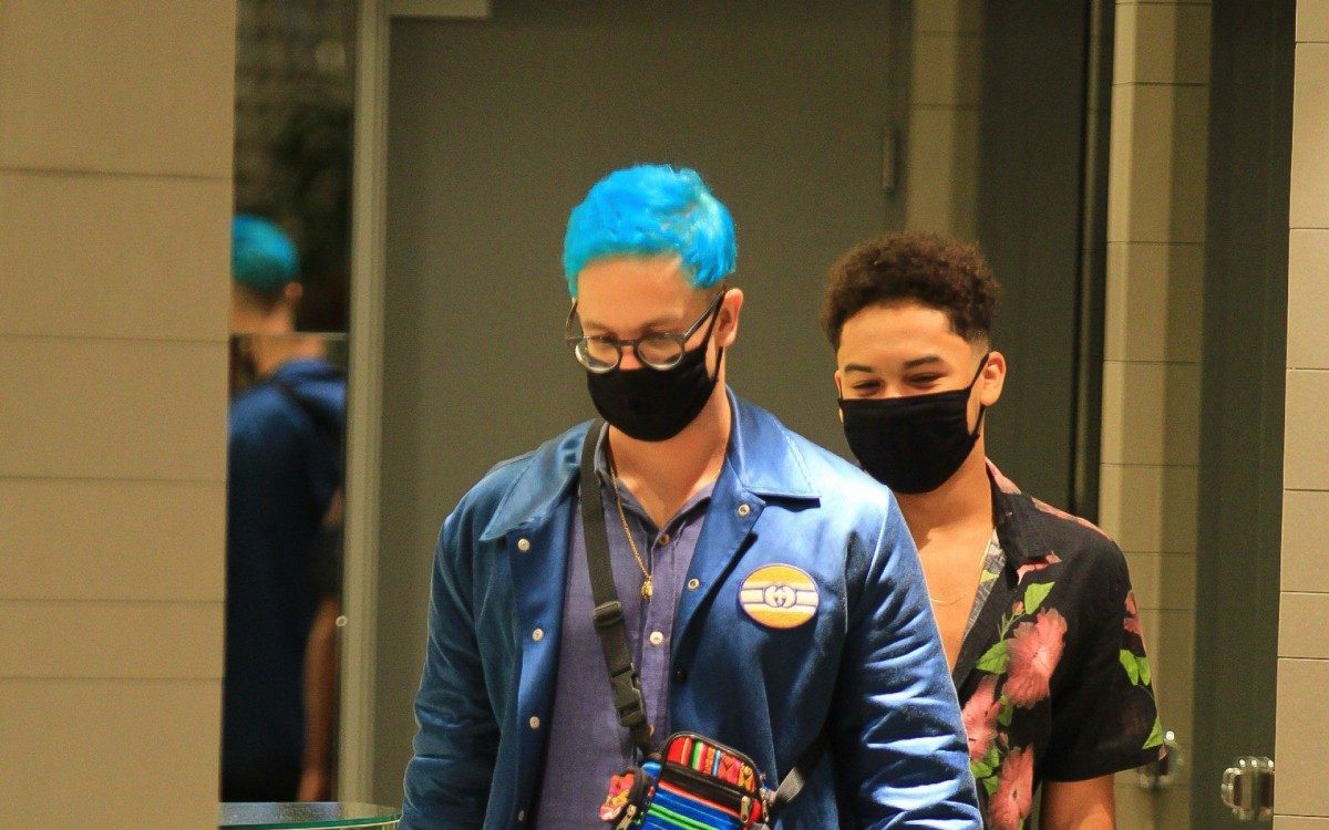 Rainer Cadete e o filho, Pietro