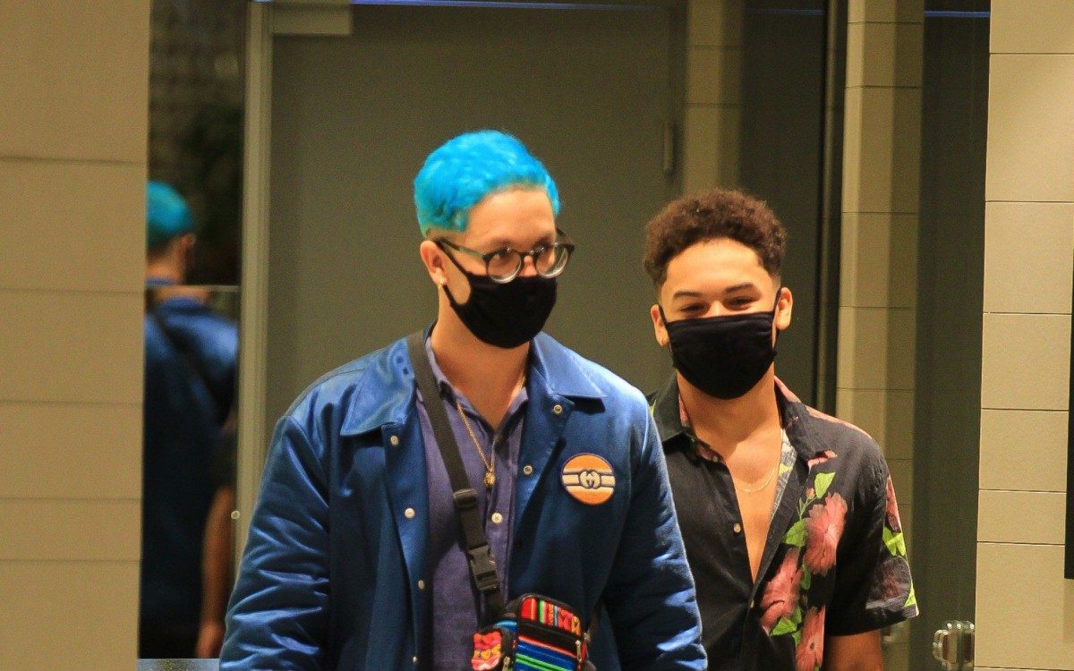 Rainer Cadete e o filho, Pietro