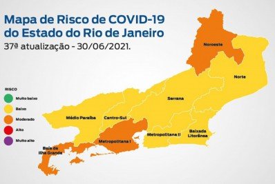 Covid-19: Estado do Rio apresenta melhora em cenário epidemiológico e reduz número de óbitos em mais de 40% 