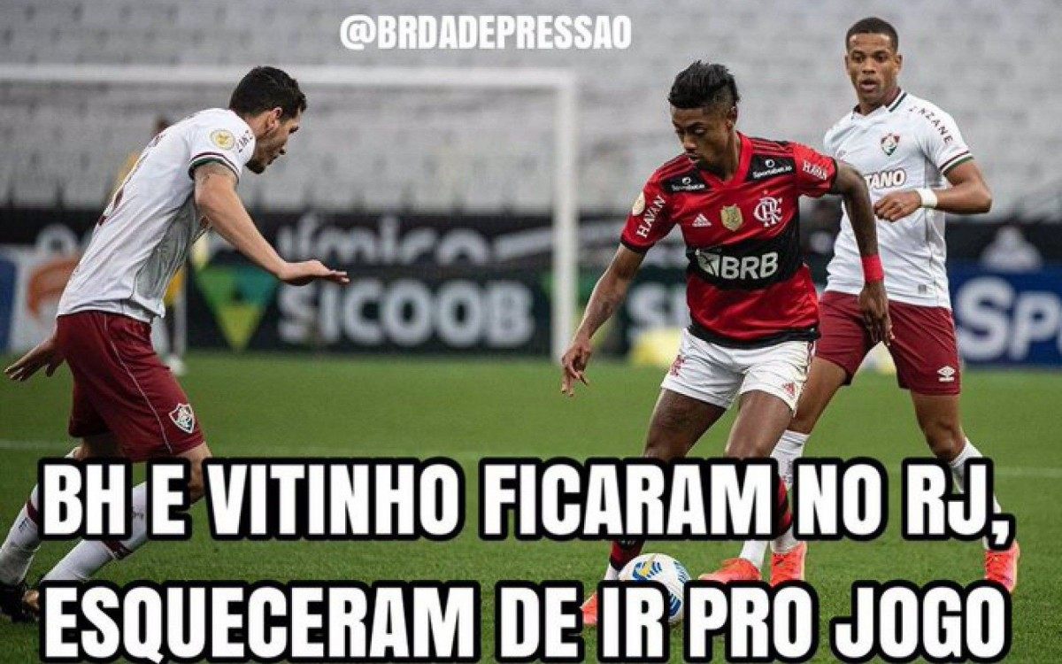 Flamengo perde para o Fluminense e é zoado - Reprodução