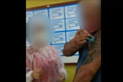 Vídeo: homem arranca seringa da mão de profissional de saúde ao se vacinar contra covid-19