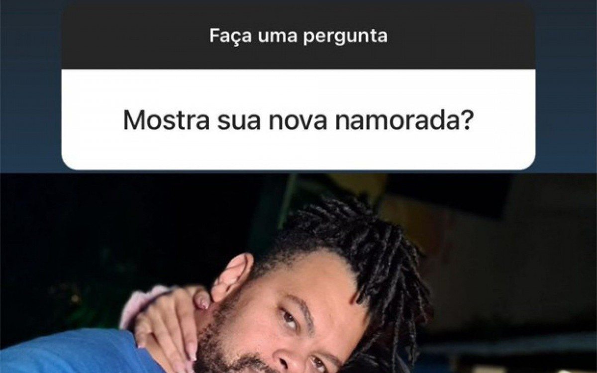 Babu Santana e namorada