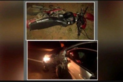 Em Itaperuna, motociclista morre após colidir de frente com carro 